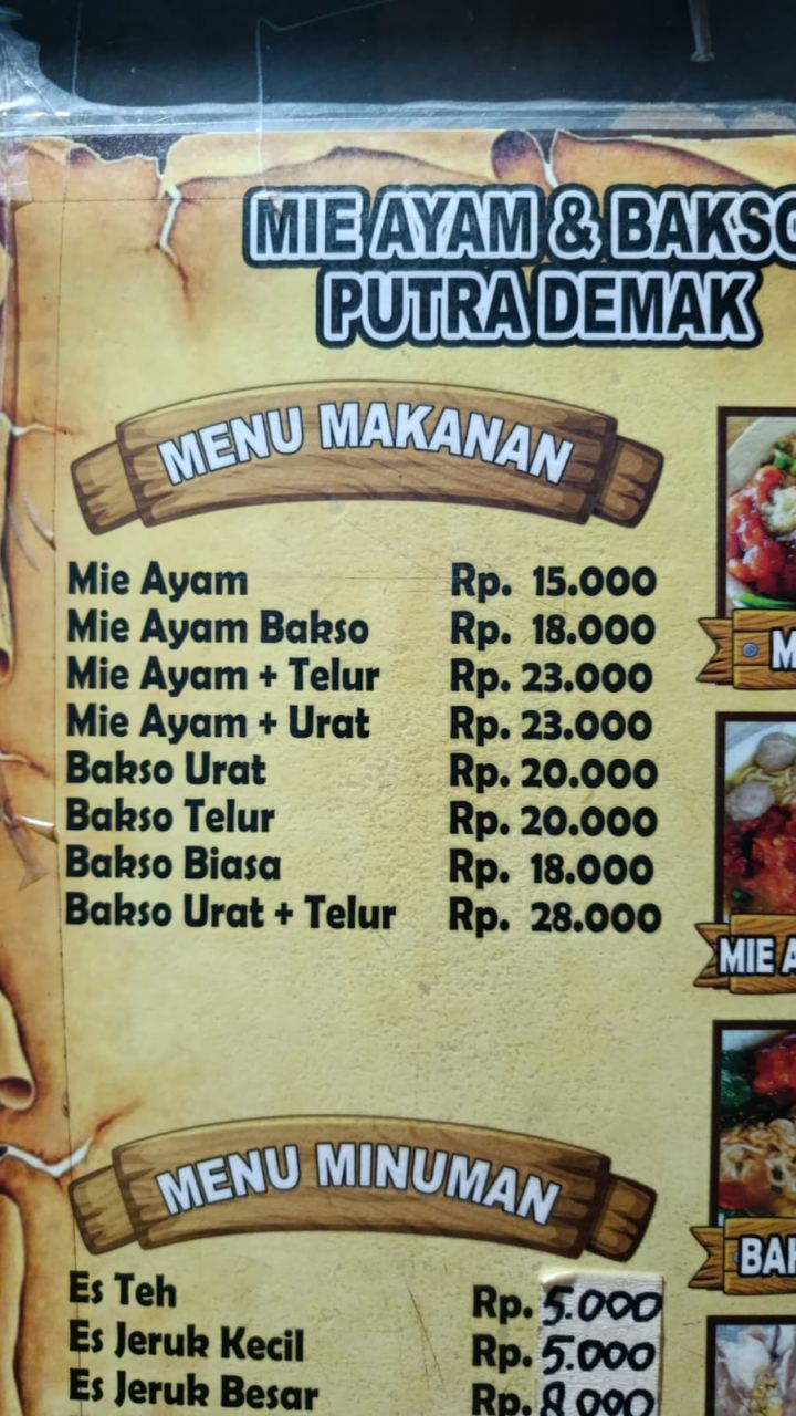 Mie Ayam dan Bakso