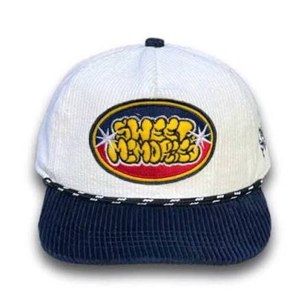 Topi Rope Hat Corduroy Blue Mustar